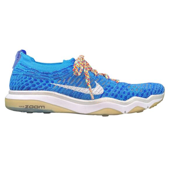 Nike Womens Air Zoom Fearless Fyknit 2 902166-401 Blue Running Shoes 6.5 - Picture 5 of 9